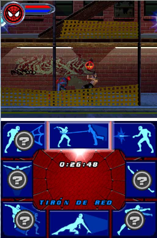 Pantallazo del juego online Spider-Man 2 (NDS)