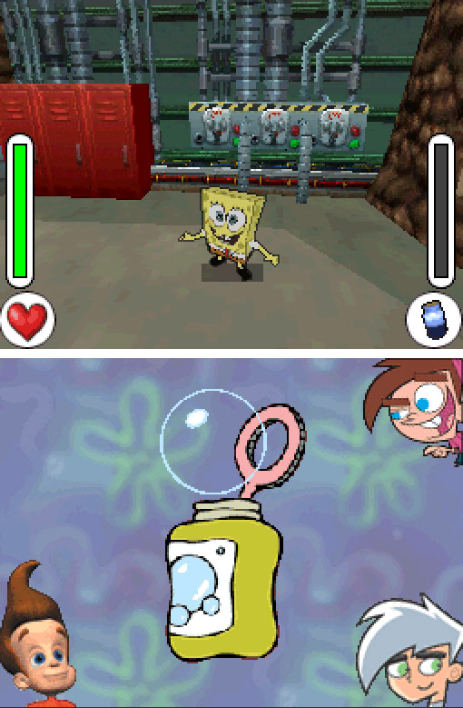 Pantallazo del juego online SpongeBob SquarePants & Friends Unite! (NDS)