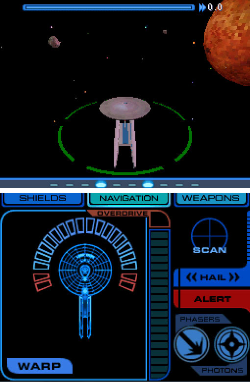 Pantallazo del juego online Star Trek Tactical Assault (NDS)