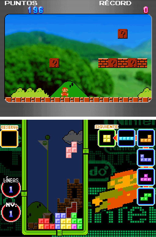 Pantallazo del juego online Tetris DS (NDS)