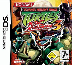 Carátula del juego Teenage Mutant Ninja Turtles 3 Mutant Nightmare (NDS)