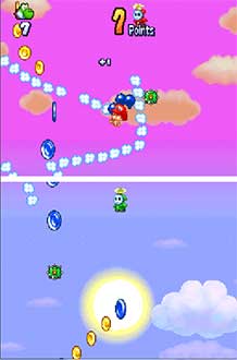 Pantallazo del juego online Yoshi's Touch & Go (NDS)