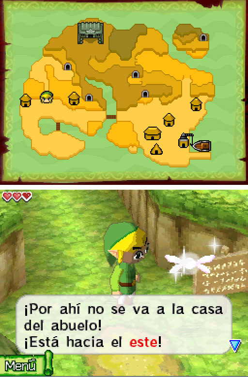 Pantallazo del juego online The Legend of Zelda Phantom Hourglass (NDS)