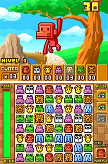 Pantallazo del juego online Zoo Keeper (NDS)