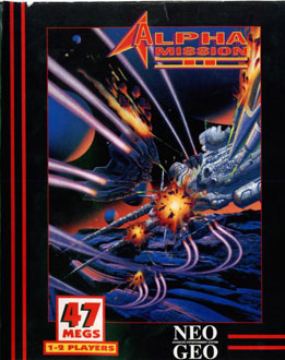 Carátula del juego Alpha Mission II (NeoGeo)