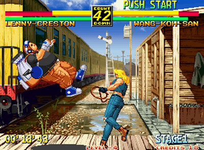 Pantallazo del juego online Art of Fighting 3 The Path of the Warrior (NeoGeo)