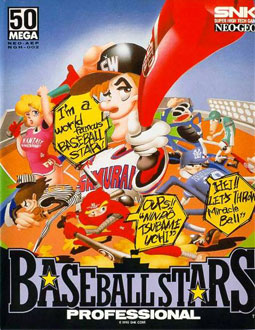 Carátula del juego Baseball Stars Professional (NeoGeo)