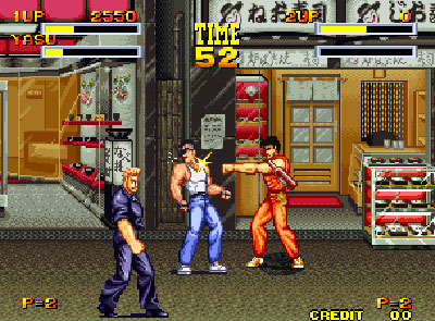 Pantallazo del juego online Burning Fight (NeoGeo)