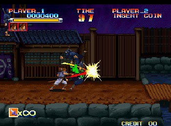 Pantallazo del juego online Ganryu (NeoGeo)