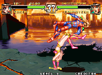 Pantallazo del juego online Voltage Fighter Gowcaizer (NeoGeo)