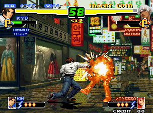 Pantallazo del juego online The King of Fighters 2000 (NeoGeo)
