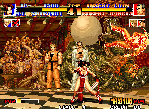 Pantallazo del juego online The King of Fighters '94 (NeoGeo)
