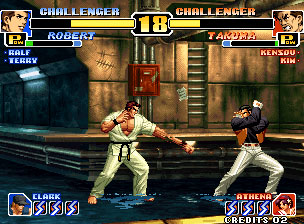 Pantallazo del juego online The King of Fighters '99 Millennium Battle  (NeoGeo)