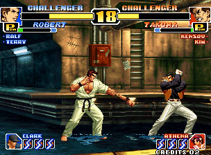 Pantallazo del juego online The King of Fighters '99 Millennium Battle (NeoGeo)