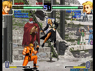 Pantallazo del juego online The King of Fighters 2002 Challenge to Ultimate Battle (NeoGeo)