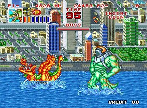 Pantallazo del juego online King of the Monsters 2 The Next Thing (NeoGeo)