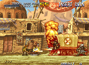 Pantallazo del juego online Metal Slug 2 (NeoGeo)