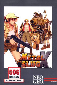 Carátula del juego Metal Slug X - Super Vehicle-001 (NeoGeo)