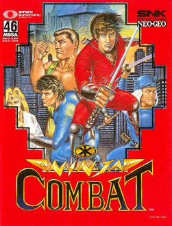 Carátula del juego Ninja Combat (NeoGeo)