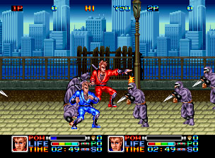 Pantallazo del juego online Ninja Combat (NeoGeo)