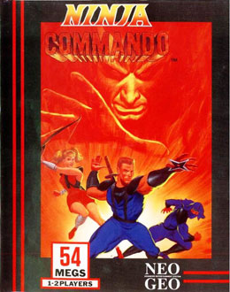 Carátula del juego Ninja Commando (NeoGeo)