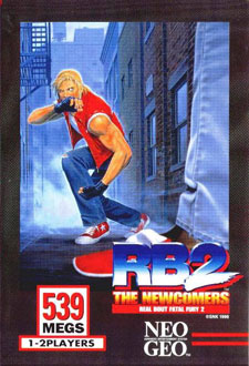 Carátula del juego Real Bout Fatal Fury 2 The Newcomers (NeoGeo)