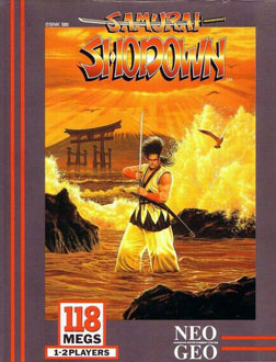 Carátula del juego Samurai Shodown (NeoGeo)