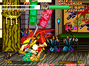 Pantallazo del juego online Samurai Shodown II (NeoGeo)