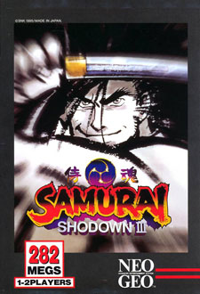 Carátula del juego Samurai Shodown III (NeoGeo)