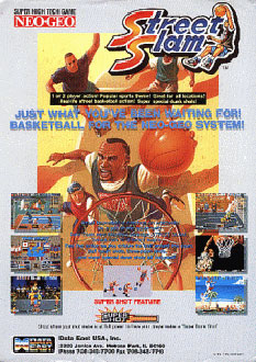 Carátula del juego Street Slam (NeoGeo)