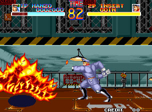 Pantallazo del juego online World Heroes (NeoGeo)