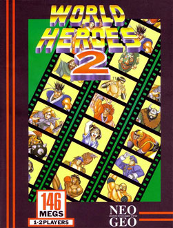 Carátula del juego World Heroes 2 (NeoGeo)