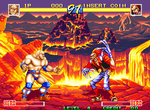 Pantallazo del juego online World Heroes Perfect (NeoGeo)