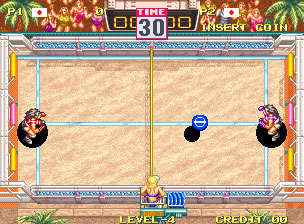 Pantallazo del juego online Windjammers (NeoGeo)