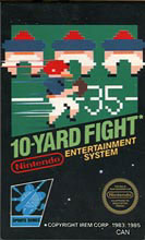 Carátula del juego 10-Yard Fight (NES)