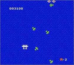 Pantallazo del juego online 1942 (NES)