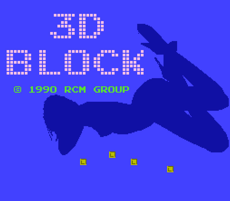 Carátula del juego 3D Block (NES)