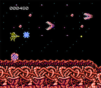 Pantallazo del juego online Abadox The Deadly Inner War (NES)