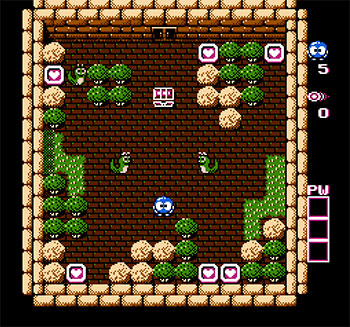 Pantallazo del juego online Adventures of Lolo 2 (NES)