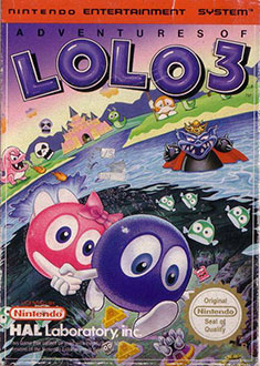 Carátula del juego Adventures of Lolo 3 (NES)