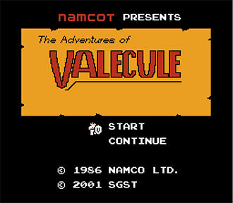 Carátula del juego Adventures of Valecule (NES)