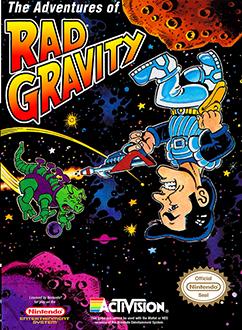 Carátula del juego The Adventures of Rad Gravity (NES)