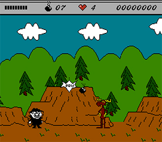 Pantallazo del juego online The Adventures of Rocky and Bullwinkle and Friends (NES)