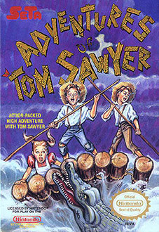 Carátula del juego Adventures of Tom Sawyer (NES)