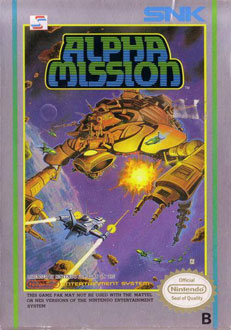 Carátula del juego Alpha Mission (NES)