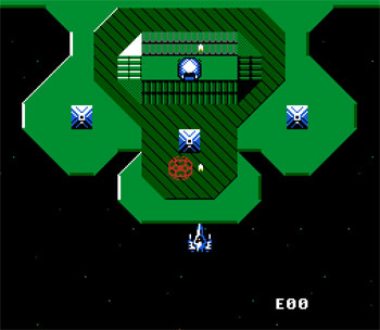 Pantallazo del juego online Alpha Mission (NES)
