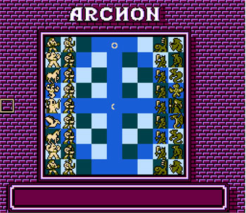 Pantallazo del juego online Archon (NES)