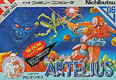 Carátula del juego Artelius (NES)