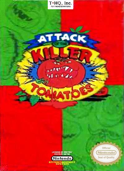 Carátula del juego Attack of the Killer Tomatoes (NES)