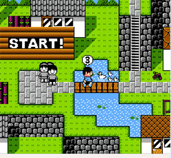 Pantallazo del juego online Bakushou!! Jinsei Gekijou 3 (NES)